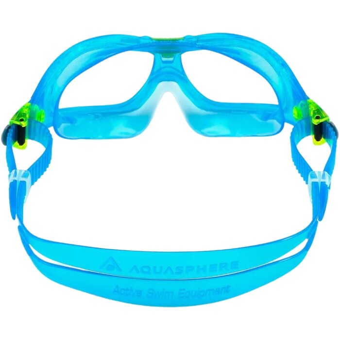 2024 Aquasphere Junior Seal Kid 2 Swim Mask MS5614343LC - Clear / Turquoise